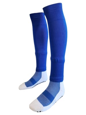 PACK CALCETAS ANTIDESLIZANTE + MEDIAS SIN PIE DRB TALLA 39 - 44 AZULINO1