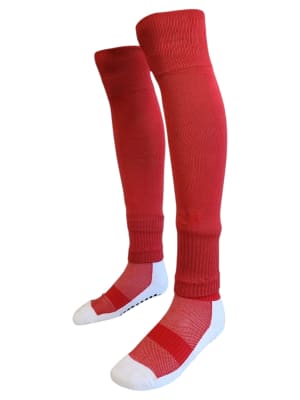 PACK CALCETAS ANTIDESLIZANTE + MEDIAS SIN PIE DRB TALLA 39 - 44 ROJO
