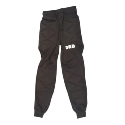 PANTALON LARGO DE ARQUERO FUTBOL MARCA DRB NEGRO