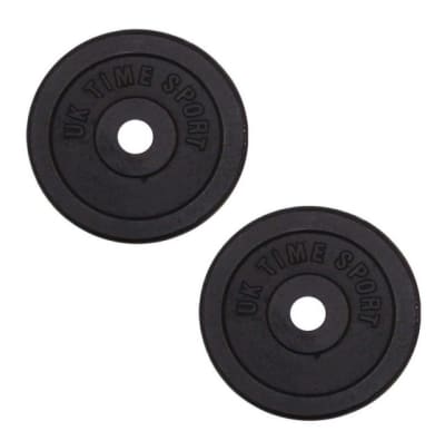 PAR DE DISCOS PESAS 0.5 KG PARA MANCUERNAS O BARRA PREOLIMPICA1