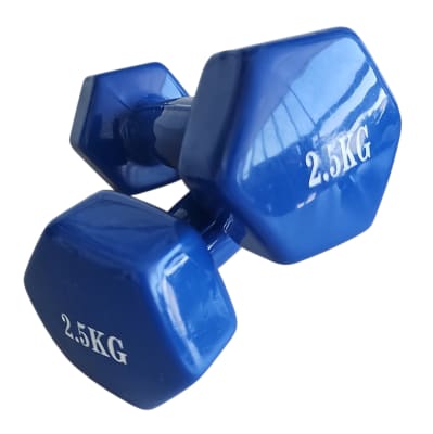 PAR DE MANCUERNAS 2,5 KILOS CUBIERTA VINILO