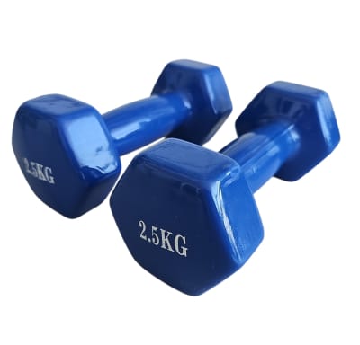 PAR DE MANCUERNAS 2,5 KILOS CUBIERTA VINILO