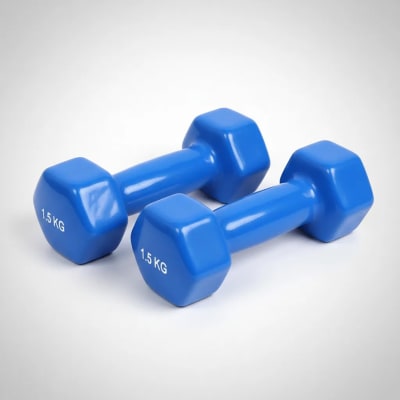 PAR DE MANCUERNAS 1,5 KILOS CUBIERTA VINILO