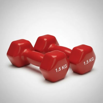 PAR DE MANCUERNAS 1,5 KILOS CUBIERTA VINILO