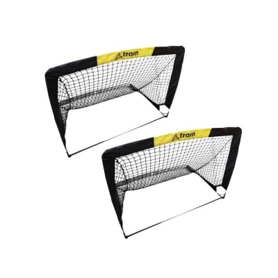 PAR DE ARCOS DE FUTBOL TRAIN PLEGABLES 120X95 CM1