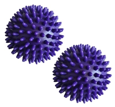PACK 2 PELOTAS ERIZO 8 CM DIAMETRO COLOR MORADO1