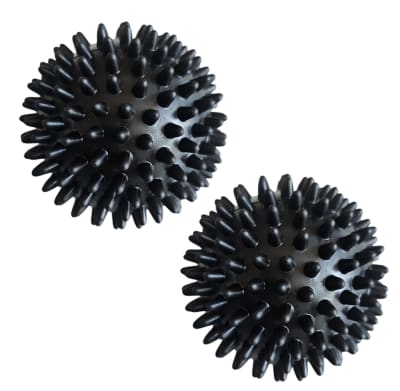 PACK 2 PELOTAS ERIZO 8 CM DIAMETRO COLOR NEGRO1