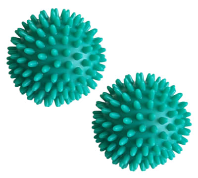 PACK 2 PELOTAS ERIZO 8 CM DIAMETRO COLOR VERDE1