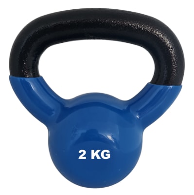 PESA RUSA KETTLEBELL 2 KILOS CUBIERTA VINILO