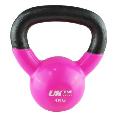 PESA RUSA KETTLEBELL 4 KILOS CUBIERTA VINILO MARCA UKTIME