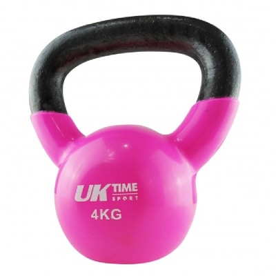 PESA RUSA KETTLEBELL 4 KILOS CUBIERTA VINILO MARCA UKTIME1