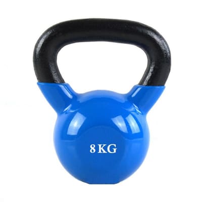 PESA RUSA KETTLEBELL 8 KILOS CUBIERTA VINILO EXCELENTE CALIDAD1