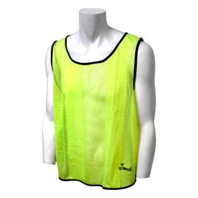 PETO DEPORTIVO OLYMPHUS TALLA JUNIOR CALADO CERRADO AMARILLO FLUOR