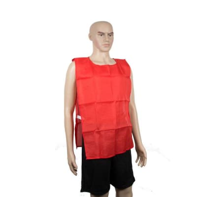 PETO DEPORTIVO DRB LISO CON ELASTICO TALLA 12 ROJO