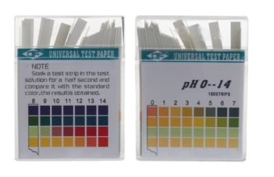 PAPEL PH DE 0 A 14 EN CAJA PLASTICA CON 100 PAPEL PH DE 0 A 14 EN CAJA PLASTICA CON 100