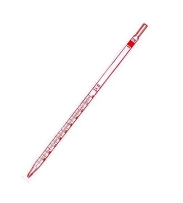 PIPETA GRADUADA CLASE A 10 ML CON 100 DIVISIONES 0,1 ML 1