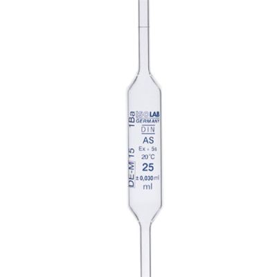 PIPETA VOLUMETRICA DE VIDRIO 25 ML1