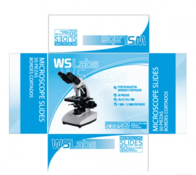 PORTAOBJETO 76X26 MM DOBLE FRANJA ESMERILADA MARCA WSLABS