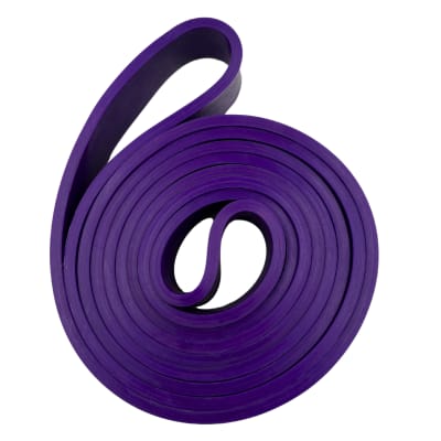 BANDA ELASTICA POWER BAND 32x4.5x2080 MM 35-85 LB COLOR MORADO