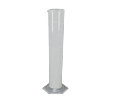 PROBETA PLASTICA DE 500 ML GRADUACION 5 ML GRABACION EN RELIEVE