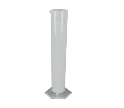 PROBETA PLASTICA DE 1000 ML GRADUACION 10 ML GRABACION EN RELIEVE