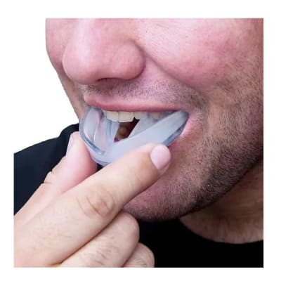 PROTECTOR BUCAL ADULTO SIMPLE TRANSPARENTE SIN SABOR