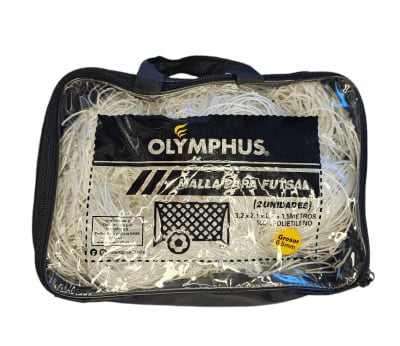 RED DE BABY-FUTBOL OLYMPHUS POLIETILENO 2.0 MM MEDIDAS OFICIALES