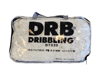RED DE FUTBOL DRB HEXAGONAL POLIESTER TRENZADO 4.0 MM MEDIDA OFICIAL BT0391