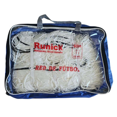 RED DE FUTBOL RUNICK 60 HEBRAS 7.5X2.5X0.8X1.5 METROS