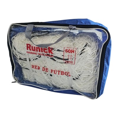 RED DE FUTBOL RUNICK 60 HEBRAS 7.5X2.5X0.8X1.5 METROS