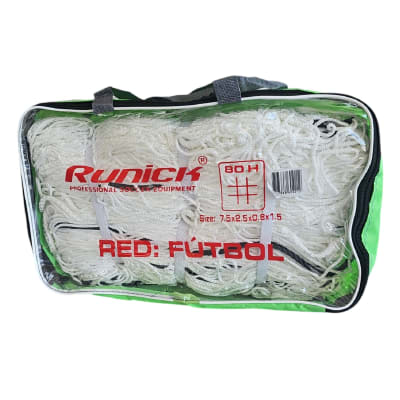 RED DE FUTBOL RUNICK 80 HEBRAS 7.5X2.5X0.8X1.5 METROS