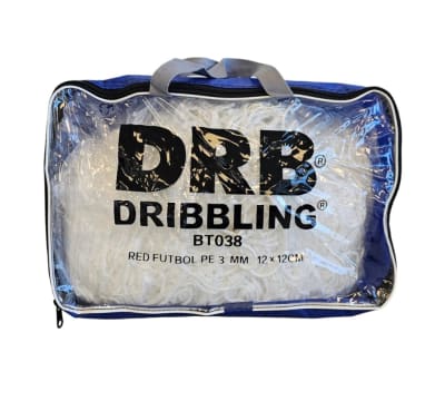 RED DE FUTBOL DRB HEXAGONAL PP TRENZADO 3.0 MM MEDIDA OFICIAL BT0381