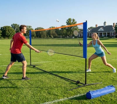 RED DE MINI TENIS BADMINTON VOLEIBOL 6 METROS ALTURA AJUSTABLE1