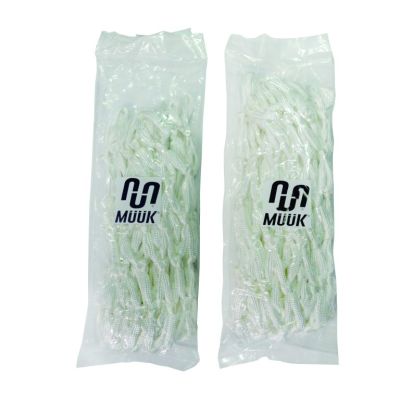 RED DE BASQUETBOL MARCA MUUK 6 MM BLANCO (PAR)