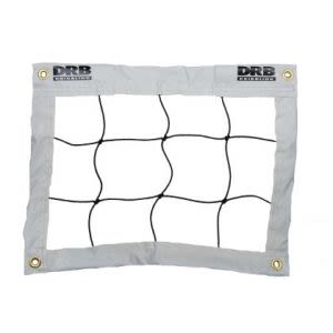 RED DE VOLEIBOL DRB CON CABLE DE ACERO TRENZADO 2.6 MM1