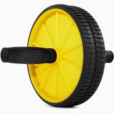 RUEDA ABDOMINAL DOBLE AMARILLA1