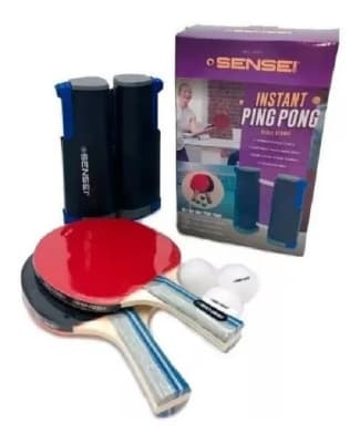 SET PING PONG INSTANT 2 PALETAS + 3 PELOTAS + RED SET PING PONG INSTANT 2 PALETAS + 3 PELOTAS + RED