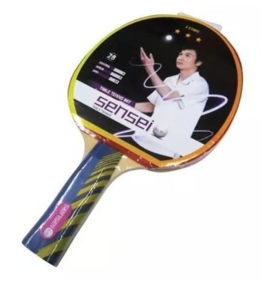 PALETA DE PING PONG SENSEI 3 ESTRELLAS