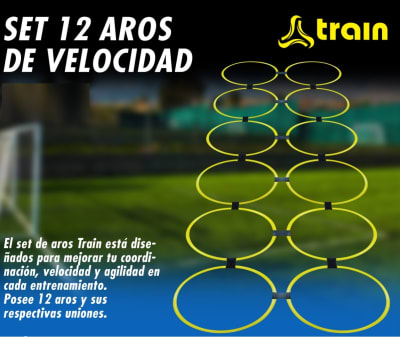 SET DE 12 AROS DE AGILIDAD MARCA TRAIN
