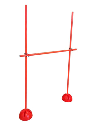 KIT DE ENTRENAMIENTO AGILIDAD TIPO H (2 BASES + 3 POSTES + 2 CLIPS)