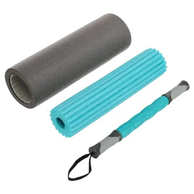 SET RODILLO MASAJEADOR FOAM ROLLER 3 EN 11
