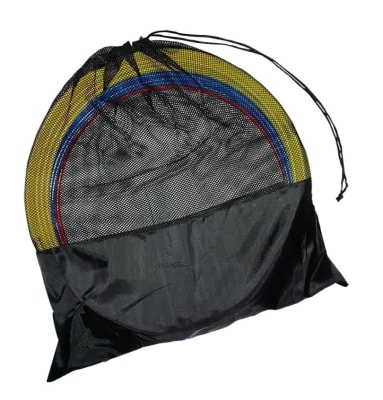 SET DE 12 AROS DE AGILIDAD 40 CM 3 COLORES CON BOLSO