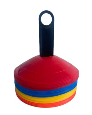 SET DE 40 CONOS TIPO LENTEJAS 4 COLORES