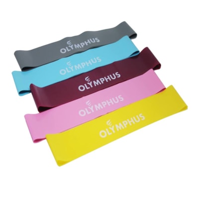 SET DE 5 BANDAS ELASTICAS CIRCULARES (LOOP) CALIDAD SUPERIOR1