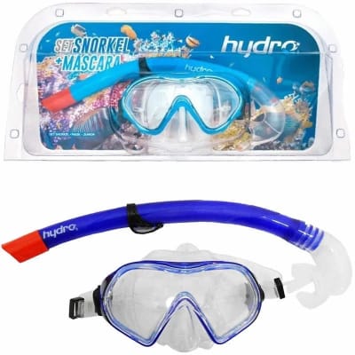 SET DE NATACION MASCARA + SNORKEL HYDRO ADULTO