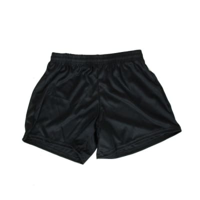 SHORT DE FUTBOL DRB DAMA ADULTO COLOR NEGRO COSTURAS REFORZADAS