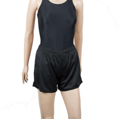 SHORT DE FUTBOL DRB DAMA ADULTO COLOR NEGRO COSTURAS REFORZADAS