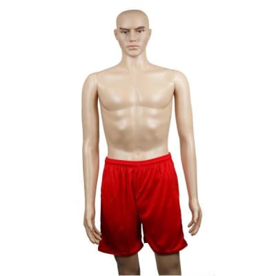 SHORT DE FUTBOL DRB ROJO LISO COSTURAS REFORZADAS