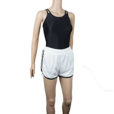 SHORT DEPORTIVO DAMA CON CALZA DE LYCRA TALLA M