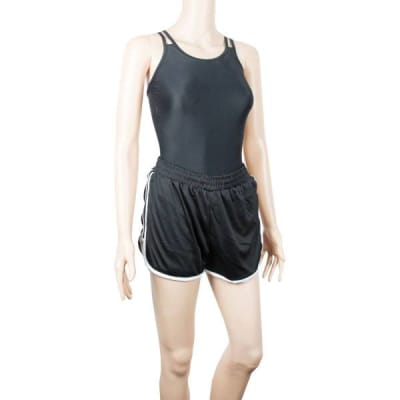 SHORT DEPORTIVO DAMA CON CALZA DE LYCRA TALLA L